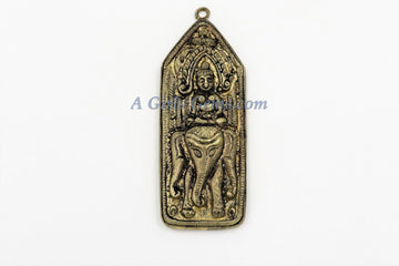 Elephant Buddha Pendants, Yoga Mala Brass Pendants #660, Artistic Pendants
